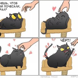 Смешные комиксы про кошек и котов 0