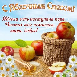 Открытки с яблочным спасом 14