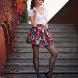 Beautiful Ariadna in a short skirt 8