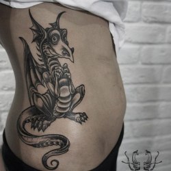 Девушки с татуировкой дракона (32шт) 26