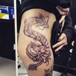Девушки с татуировкой дракона (32шт) 8