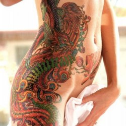 Девушки с татуировкой дракона (32шт) 5