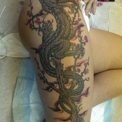 Девушки с татуировкой дракона (32шт) 10