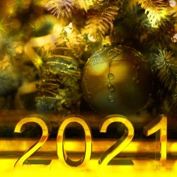 Новогодние открытки 2021 (16 фото) 1